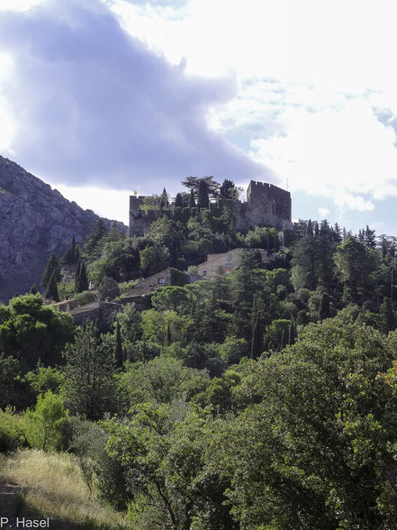 Bild: das Château in Castelnou