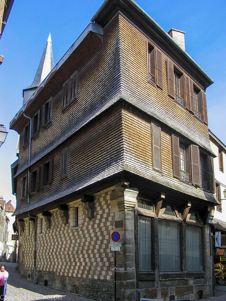 Bild: Fachwerkhäuser in Troyes 