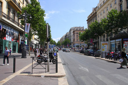 Bild: Boulevard la Canabière in Marseille