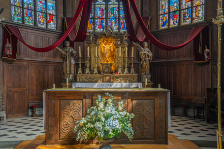 Bild: Honfleur im Département Calvados in der Normandie hier Église Sainte-Catherine