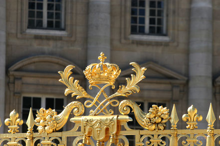 Bild: Geländer am Schloss Versailles