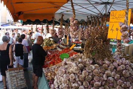 Bild: der Markt am Samstag in Apt