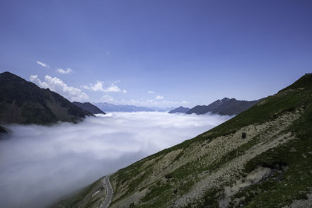 Bild: Wohnmobilreise in die Hochpyrenäen hier Fahrt zum Col du Tourmalet