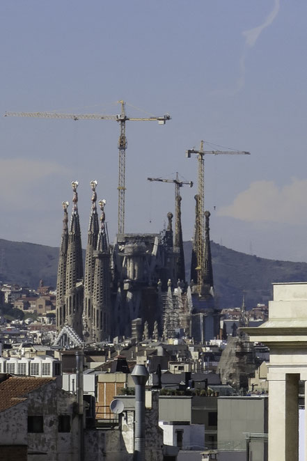 Bild: Auf dem Dach der Catedral de Santa Eulàlia, Barcelona 