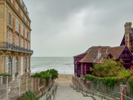 Bild: Strand in Trouville-sur-mer 