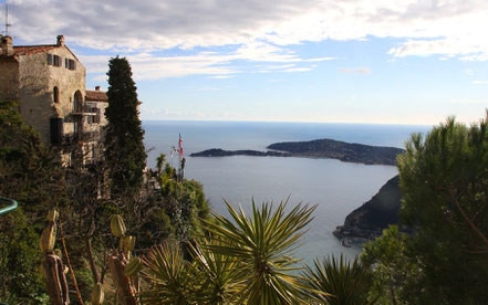 Bild: Blick auf Château Èza in Èze