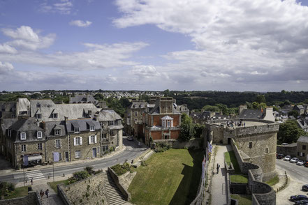 Bild: Dinan mit Château 