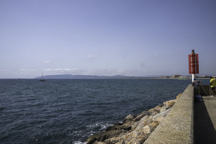 Bild: Der Hafen in L´Estartit, Costa Brava, Spanien 