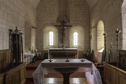 Bild: Der Chor in der Église Saint-Laurent in Marais-Vernier