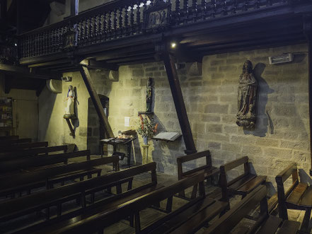 Bild: Innendekoration der Église N. D. de l´Assomption in Ascain