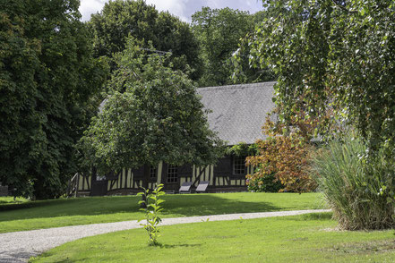 Bild: Fachwerkhaus in Marais-Vernier, Normandie 