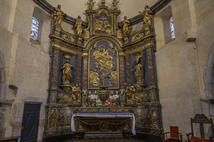 Bild: Der Hauptaltar der Église Notre-Dame d´Arreau in Arreau