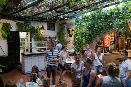 Bild: Bodega El Pimpi in Málaga, Spanien 