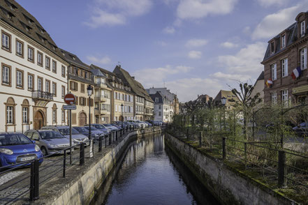 Bild: an der Lauter in Wissembourg im Elsass, Frankreich