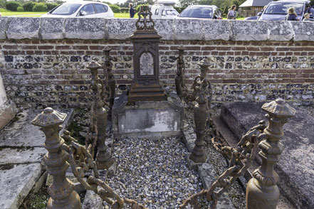 Bild: Grab auf dem Cimetière marin de Varengeville-sur-mer