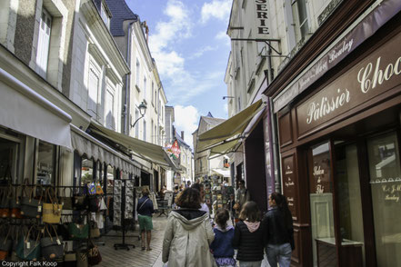 Bild: Einkaufsstraße in Amboise
