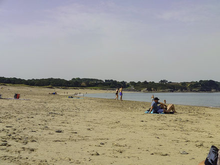 Bild: Plage de l'Anse du Guesclin zwischen Saint-Malo und Cancale in der Bretagne