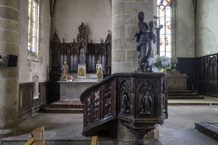 Bild: Église Sainte-Croix in Le Conquet in der Bretagne  