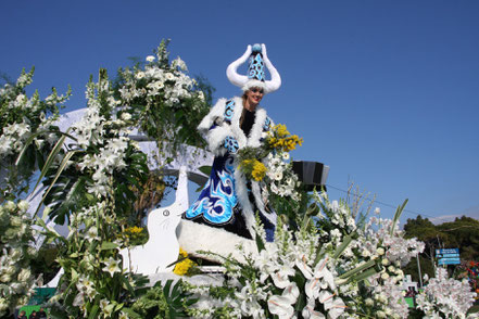 Bild: Blumencorso beim Karneval in Nice (Nizza)