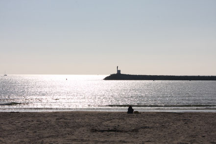 Bild: am Strand im November in Saintes-Maries-de-la-Mer 