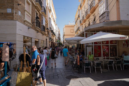 In den Straßen von Cádiz