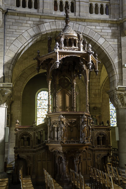 Bild: Église Saint-Martin in Vitré, Bretagne 