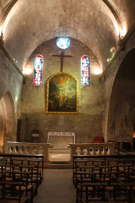 Bild: Église Saint-Vincent in Les Baux de Provence 