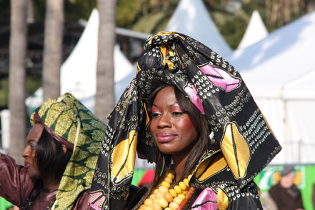 Bild: Blumencorso beim Karneval in Nice (Nizza)