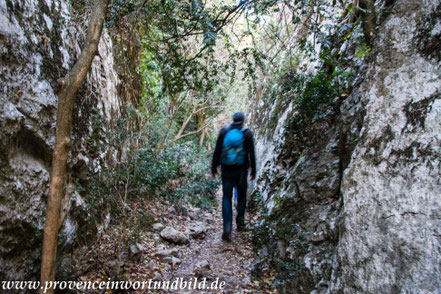 Bild: Wanderung in der Gorges de Régalon, Luberon  