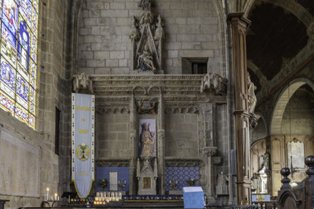 Bild: Marienaltar der Église Saint-Sulpice de Fourgères in Fourgères