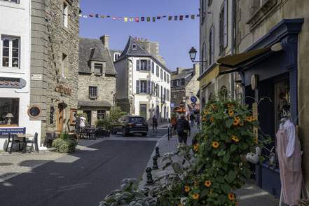 Bild: Rue l´Amiral-Réveillère in Roscoff in der Bretagne