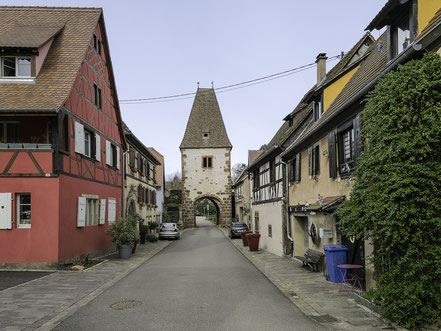 Bild: das nördliche Stadttor in Bœrsch