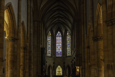 "Collégiale St.-Martin", die Stiftskirche Saint-Martin in Colmar 