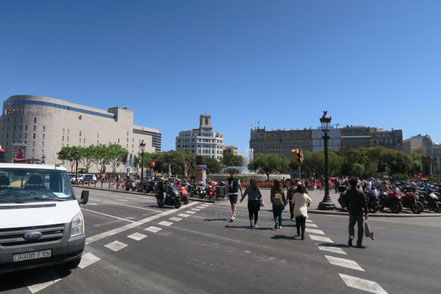 Bild: Plaça de Catalunya in Barcelona