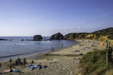 Bild: Am Strand von Trez Rouz auf der Halbinsel Crozon 