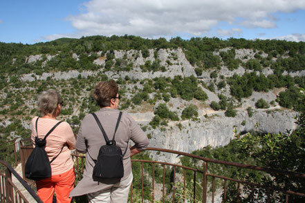 Bild: Wanderweg in der der Schlucht von Oppedette (Gorges d´Oppedette)