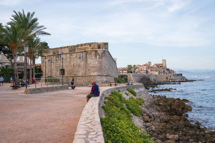 Bild: Blick auf das Musée d´Archéologi in Antibes