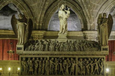 Bild: Die Krypta Grab der Hl. Eulàlia in der Catedral de Santa Eulàlia, Barcelona 