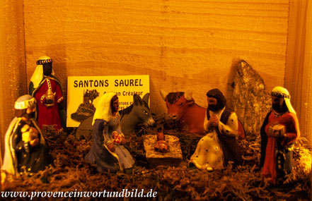 Bild: Santons in Le Village des Santons en Provence, Aubagne, Santonaustellung in Aubagne  