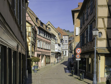 Bild: In  der Rue Taufflieb bei einem Spaziergang durch Barr im Elsass