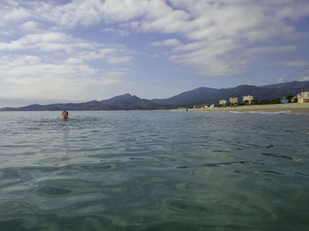 Bild: Am Strand bei dem Campingplatz Le Roussillonnais in Argelès-sur-Mer