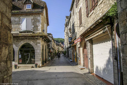 Bild: In den Straßen von Rocamadour