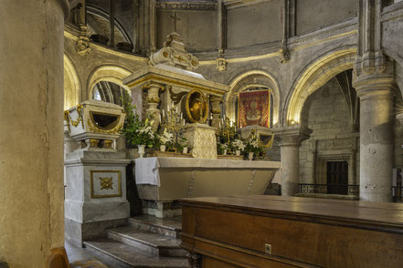 Bild: Im Innern der Collégiale Notre-Dame in Vernon, Normandie