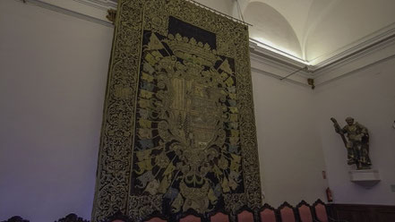 Bild: Wandteppich im Kapitelsaal in der Catedral de Santa Maria