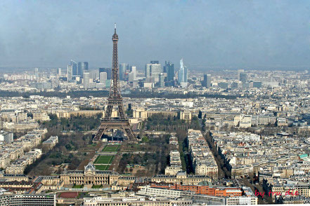 Bild: Blick über Paris auf den Eifelturm, Frankreich