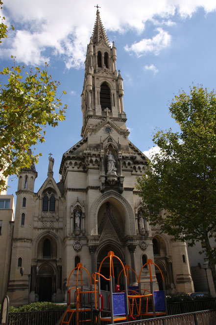 Bild: Die Kirche Sainte-Perpétue-et-Félicité in Nimes