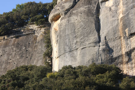 Bild: Kletterer bei Buoux
