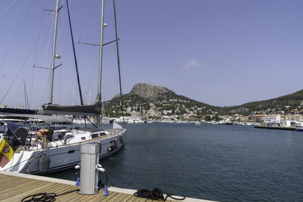 Bild: Der Hafen in L´Estartit, Costa Brava, Spanien 