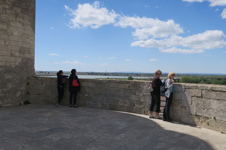 Bild: Aussichtsplatform des Tour de Constance in Aigues-Mortes