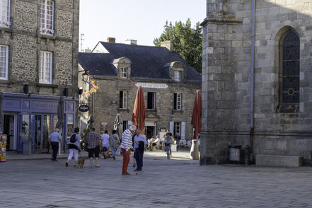 Bild: Place Saint-Aubin in Guérande in der Bretagne